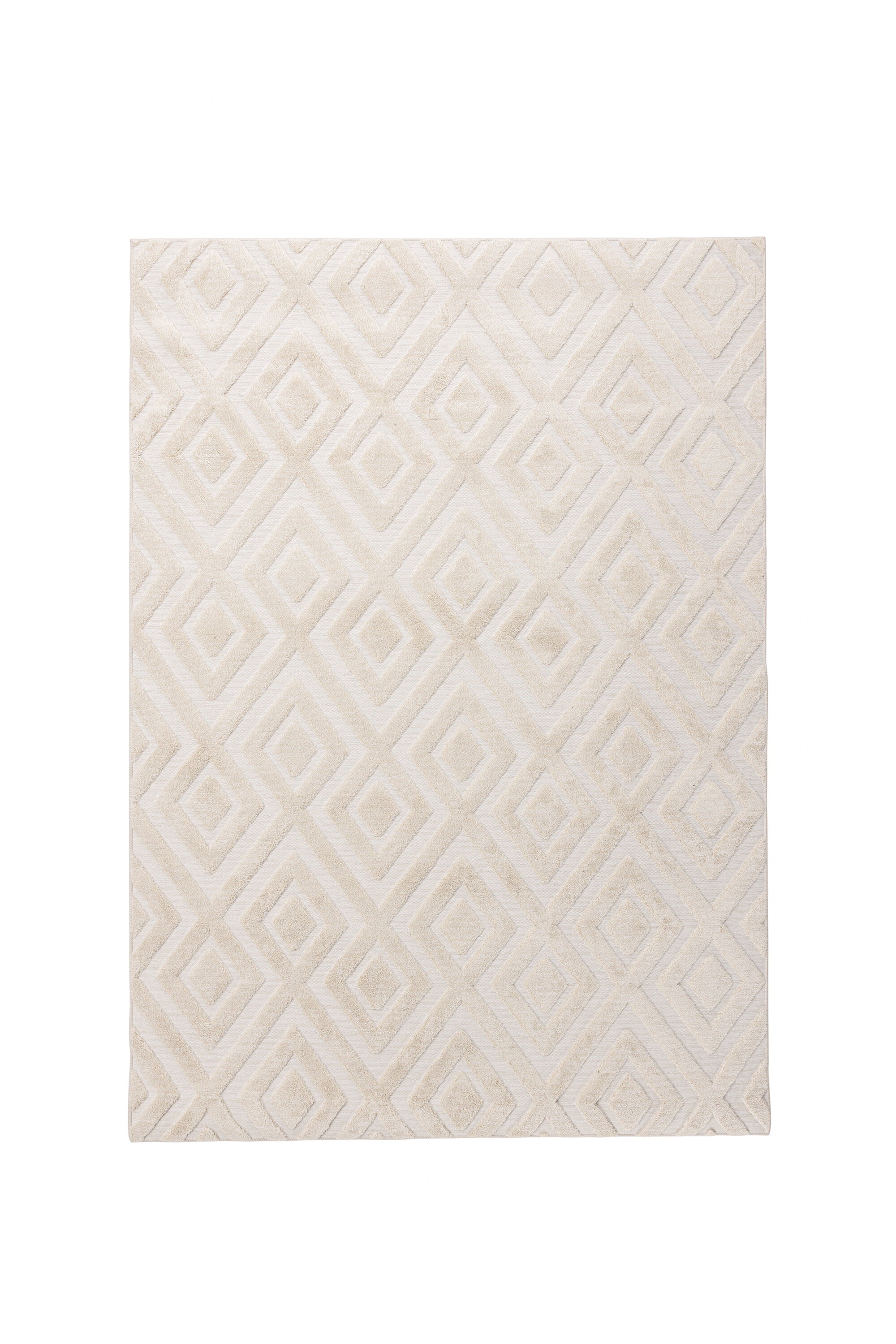 19991-101_1_os Pia Teppich Wohnzimmerteppiche Weiß 230 x 160 Polyester,Polycotton