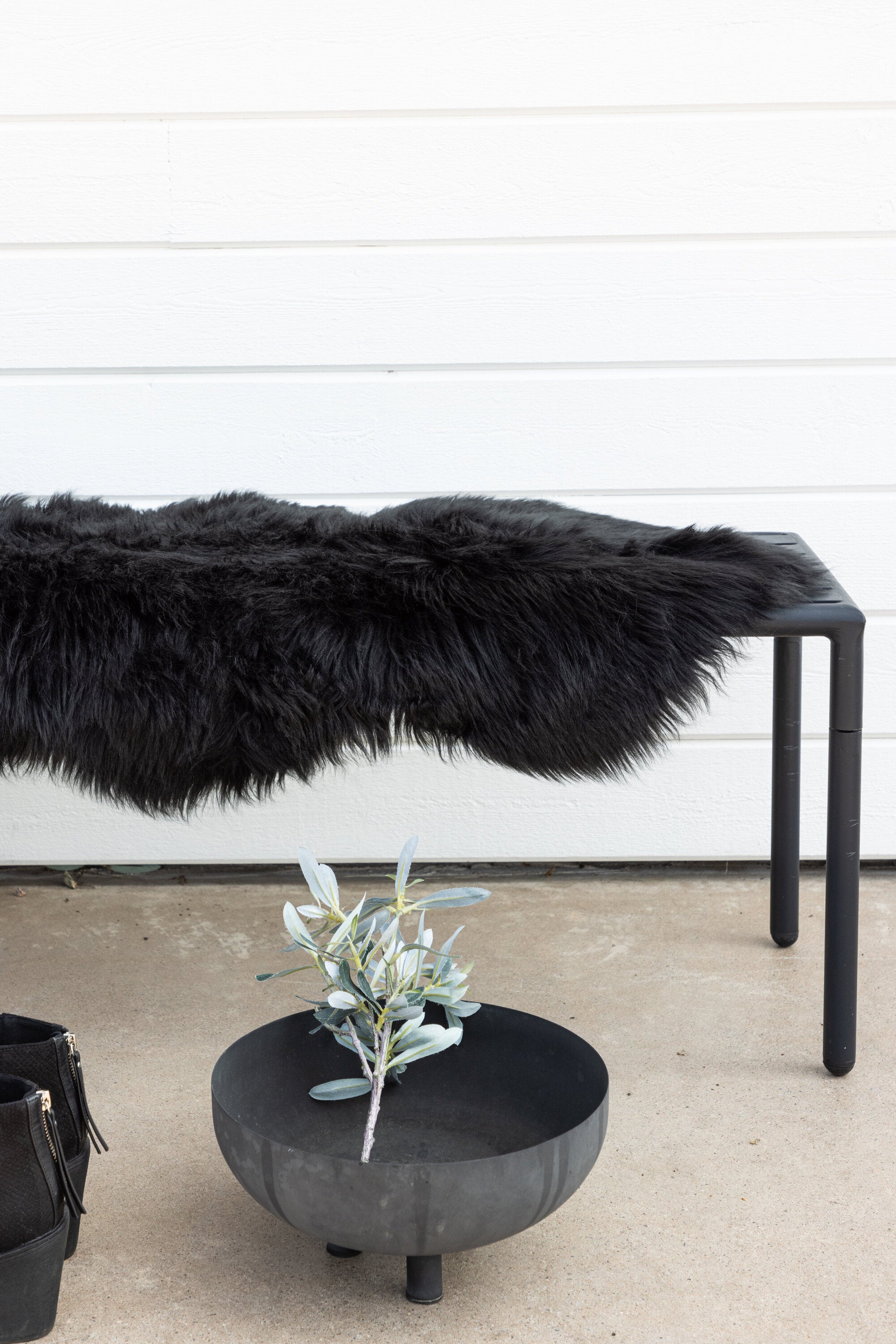 19993-100_1_m Katy Decke Decke Schwarz 180 x 55 Acryl,Polyester