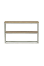 29992-552_1_os Rise Beistelltisch Beistelltisch Grau,Natur 110 x 30 MDF,Paper Laminate,Stahl