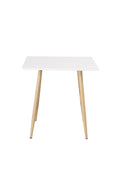29995-120_1_os Polar Tisch Rechteckiger Esstisch Natur,Weiß 80 x 80 MDF,Stahl