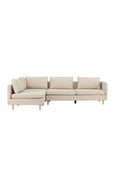 30002-102_1_os Zero 3 Sitzer Sofa 3 Sitzer Sofa Beige 195 x 83 x 295 Stoff,Schaum,Polyester,Gummibaumholz