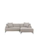 30008-106_1_os Viskan 3 Sitzer Sofa 3 Sitzer Sofa Schwarz,Hellgrau 92 x 77 x 242 | 158 Stoff,Schaum,Metall,Polyester