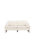 30013-101_1_os Vindel 2 Sitzer Sofa 2 Sitzer Sofa Weiß 88 x 88 x 184 Schaum,Polyester,Polyester Teddy