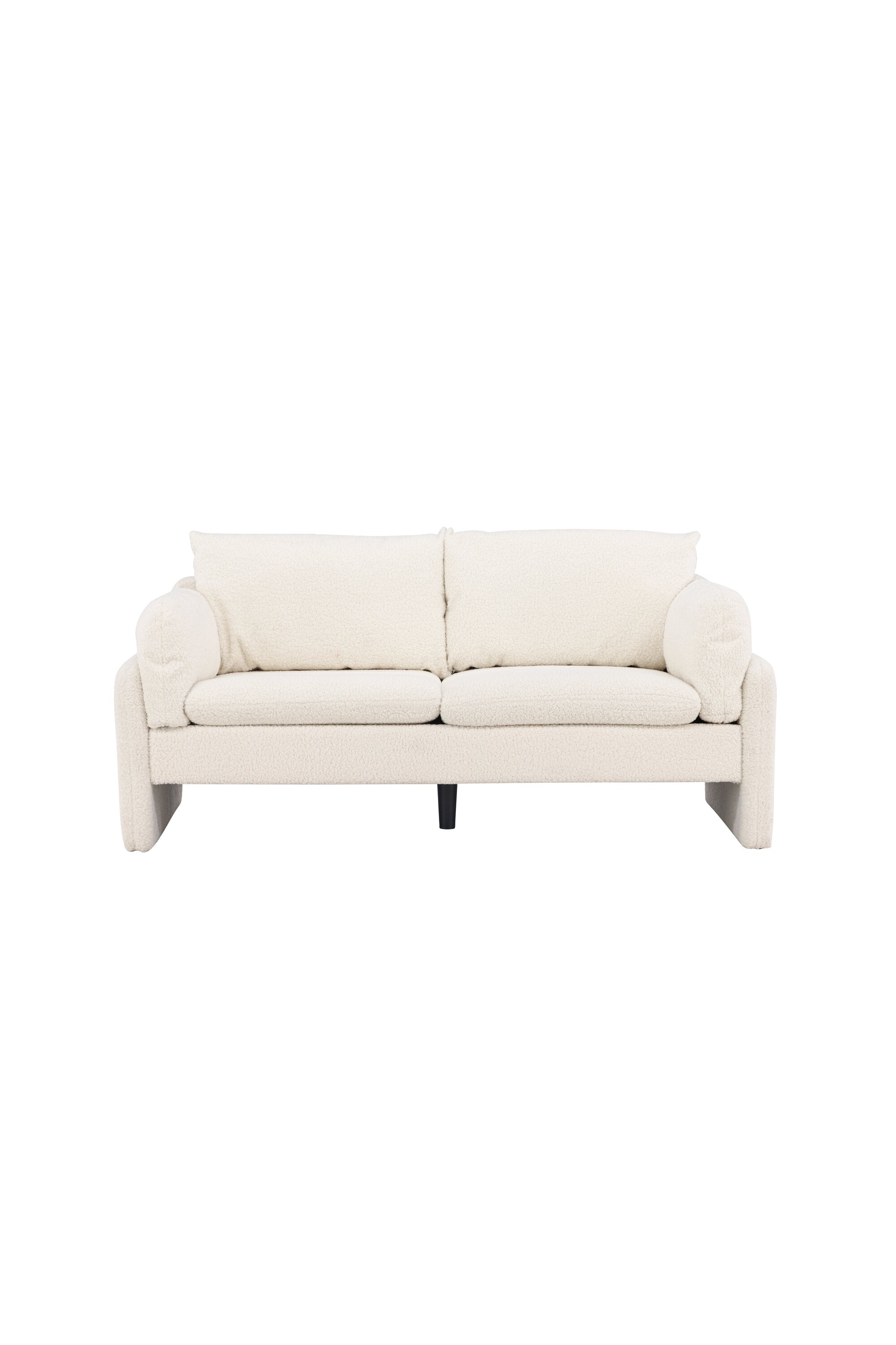 30013-101_1_os Vindel 2 Sitzer Sofa 2 Sitzer Sofa Weiß 88 x 88 x 184 Schaum,Polyester,Polyester Teddy