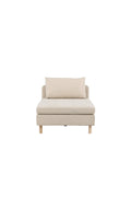 30015-102_1_os Zero Sofa Module Sofa Modul Beige 152 x 83 x 94 Stoff,Schaum,Polyester,Gummibaumholz