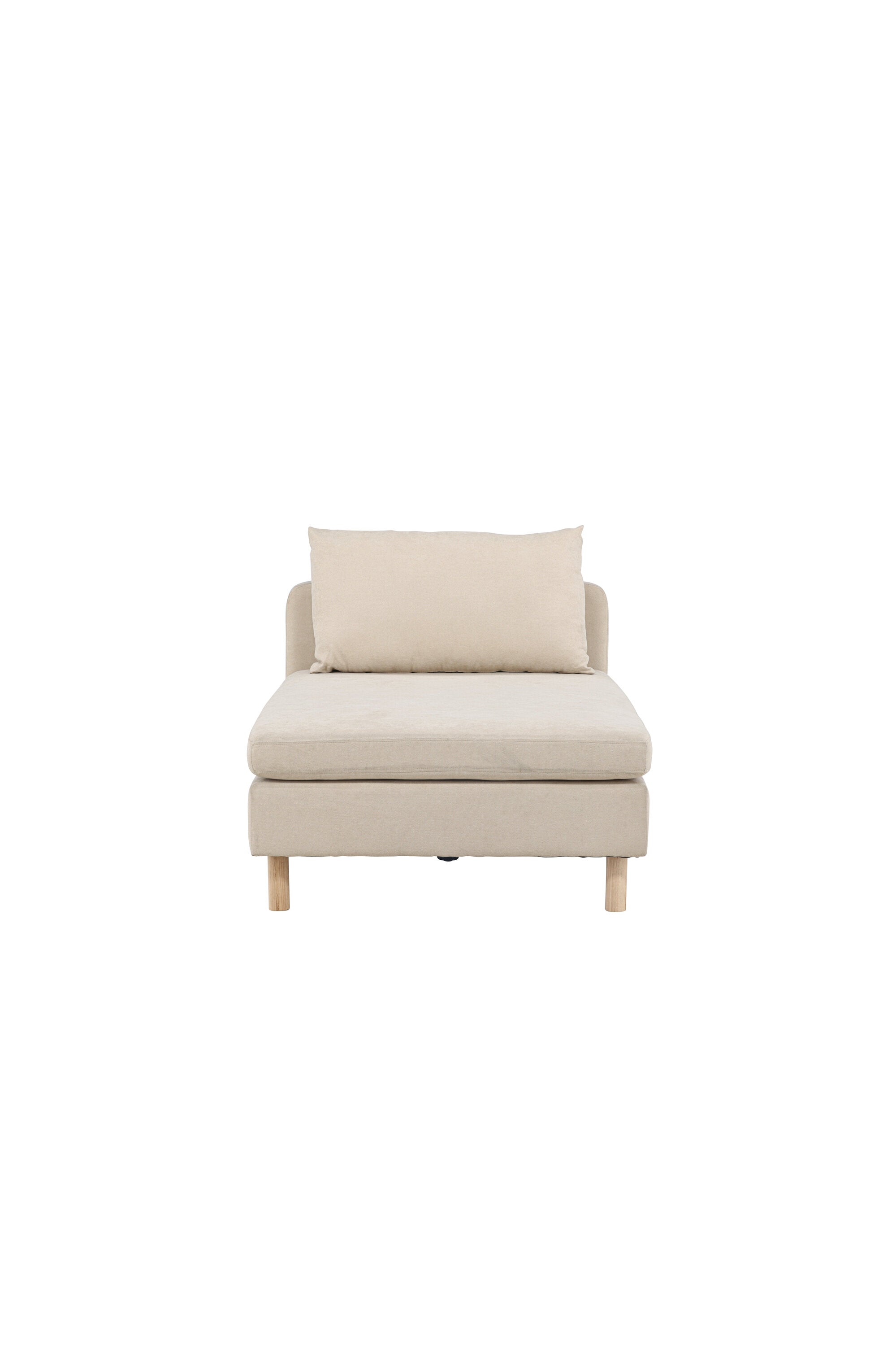 30015-102_1_os Zero Sofa Module Sofa Modul Beige 152 x 83 x 94 Stoff,Schaum,Polyester,Gummibaumholz
