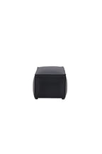 30036-100_10_os Palermo Pouf Sitzpouf Schwarz 119 x 47 x 59 Schaumstoff,MDF,PU