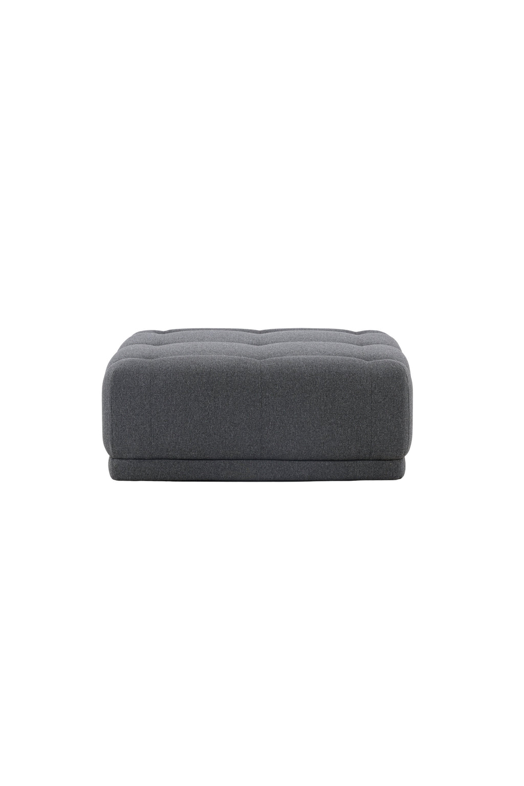 30039-105_1_os Turin Pouf Sitzpouf Dunkelgrau 100 x 40 x 100 Foam,MDF,Polyester