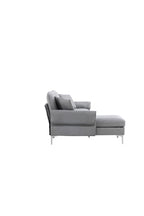 30083-165_10_os Toulouse 3 Sitzer Sofa 3 Sitzer Sofa Chrom,Grau 84 x 91 x 212|115 Schaum,Metall,Polyester