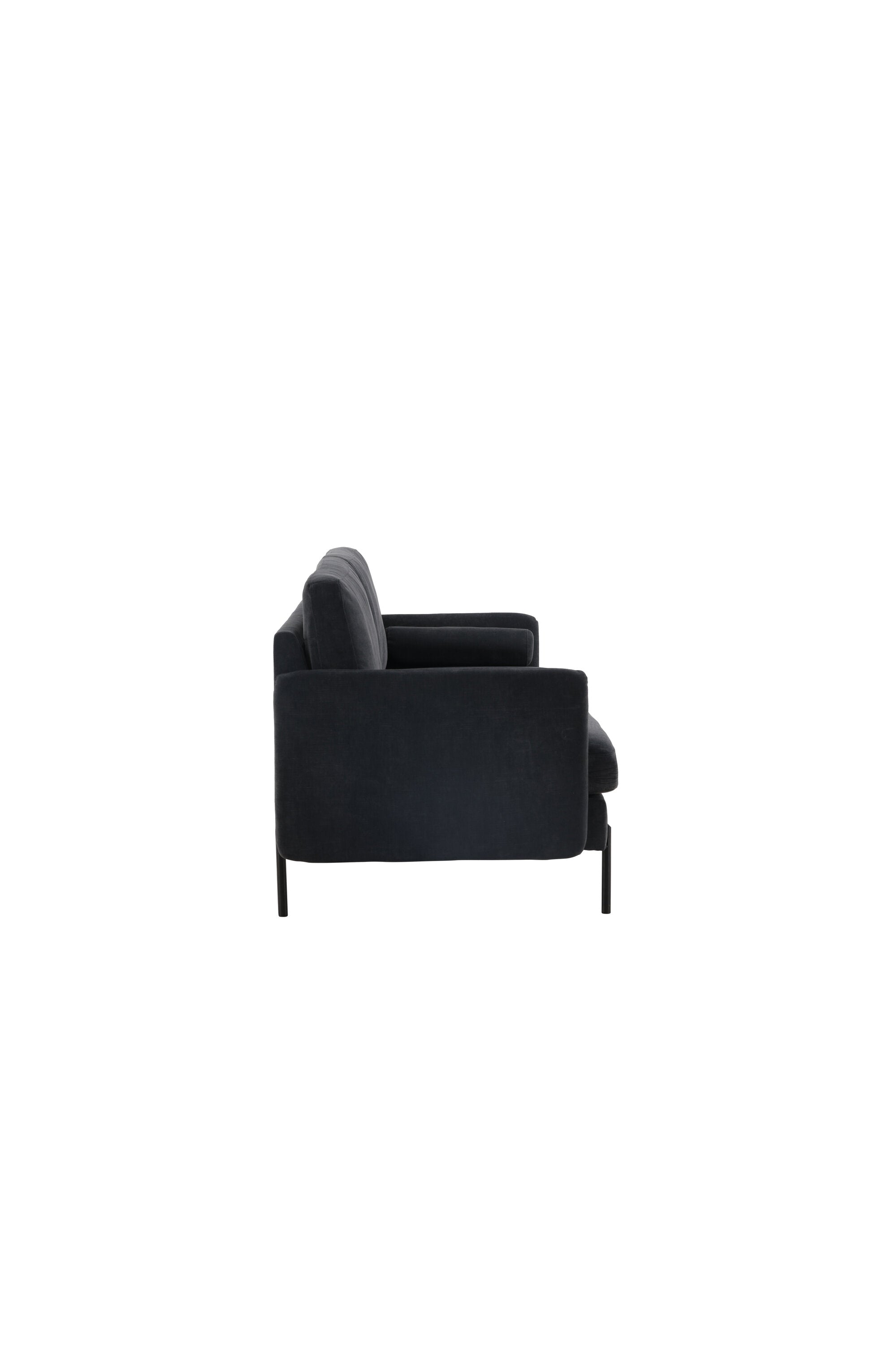 30084-105_10_os Antibes 3 Sitzer Sofa 3 Sitzer Sofa Schwarz,Dunkelgrau 87 x 86 x 210 Schaum,Metall,Polyester