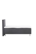 30100-103_10_os Bett Mesa Einzelbett Dunkelgrau 200 x 66 x 90 Spanplatte,Schaum,Metall,Kunststoff,Polyether,Polypropylen,Textil,Holz