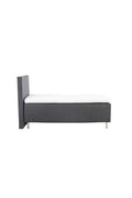 30101-103_10_os Bett Mesa Einzelbett Dunkelgrau 200 x 66 x 120 Spanplatte,Schaum,Metall,Kunststoff,Polyether,Polypropylen,Textil,Holz