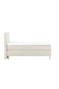 30103-101_10_os Bett Toledo Einzelbett Beige 200 x 66 x 90 Spanplatte,Schaum,Metall,Kunststoff,Polyether,Polypropylen,Textil,Holz