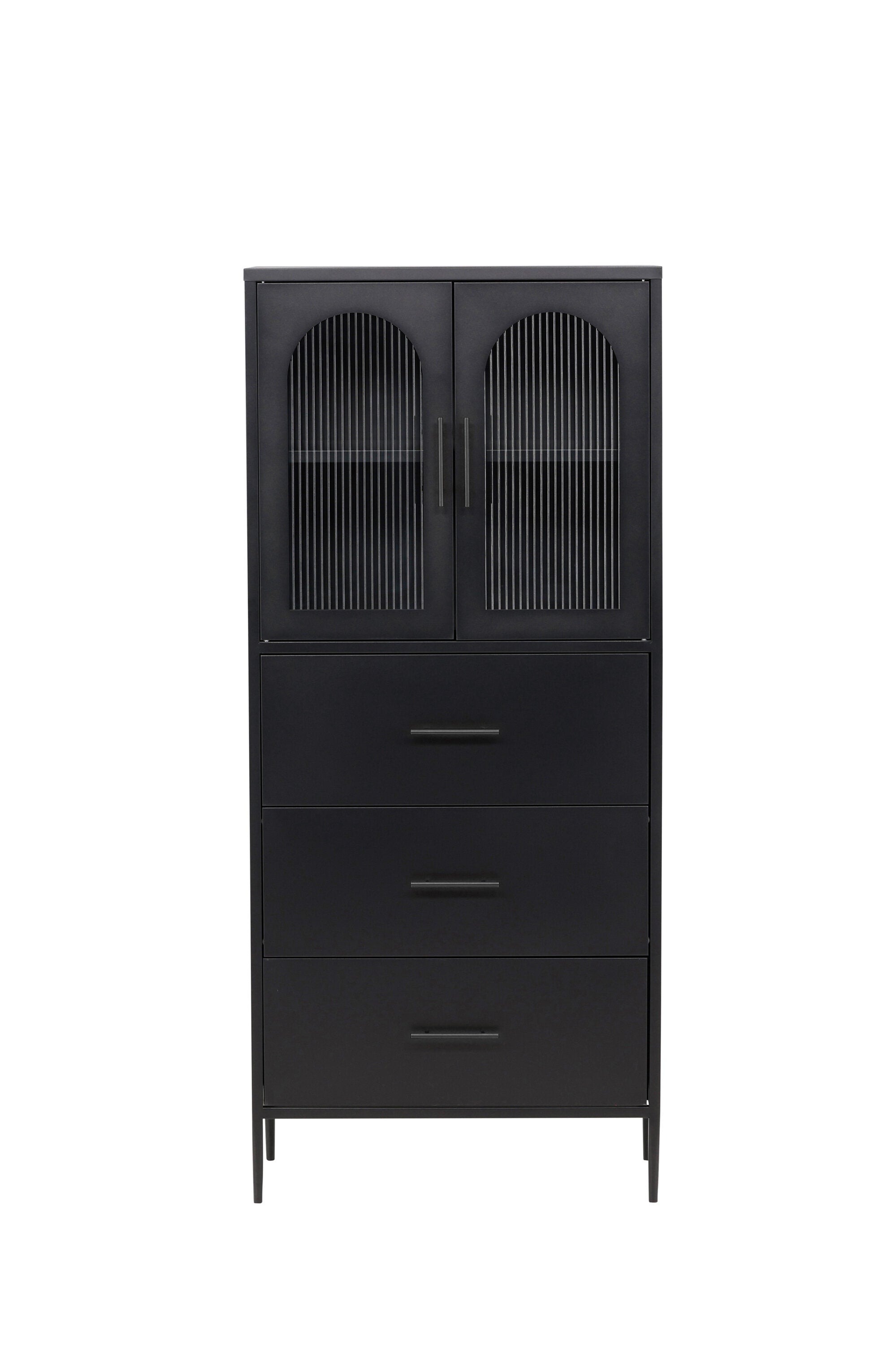 30116-100_1_os La Paz Schrank Schrank Schwarz 35 x 160 x 70 Stahl