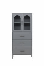 30116-106_1_os La Paz Schrank Schrank Hellgrau 35 x 160 x 70 Stahl