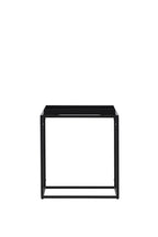 30120-100_10_os Porto Beistelltisch Beistelltisch Schwarz 45 x 45 Stahl