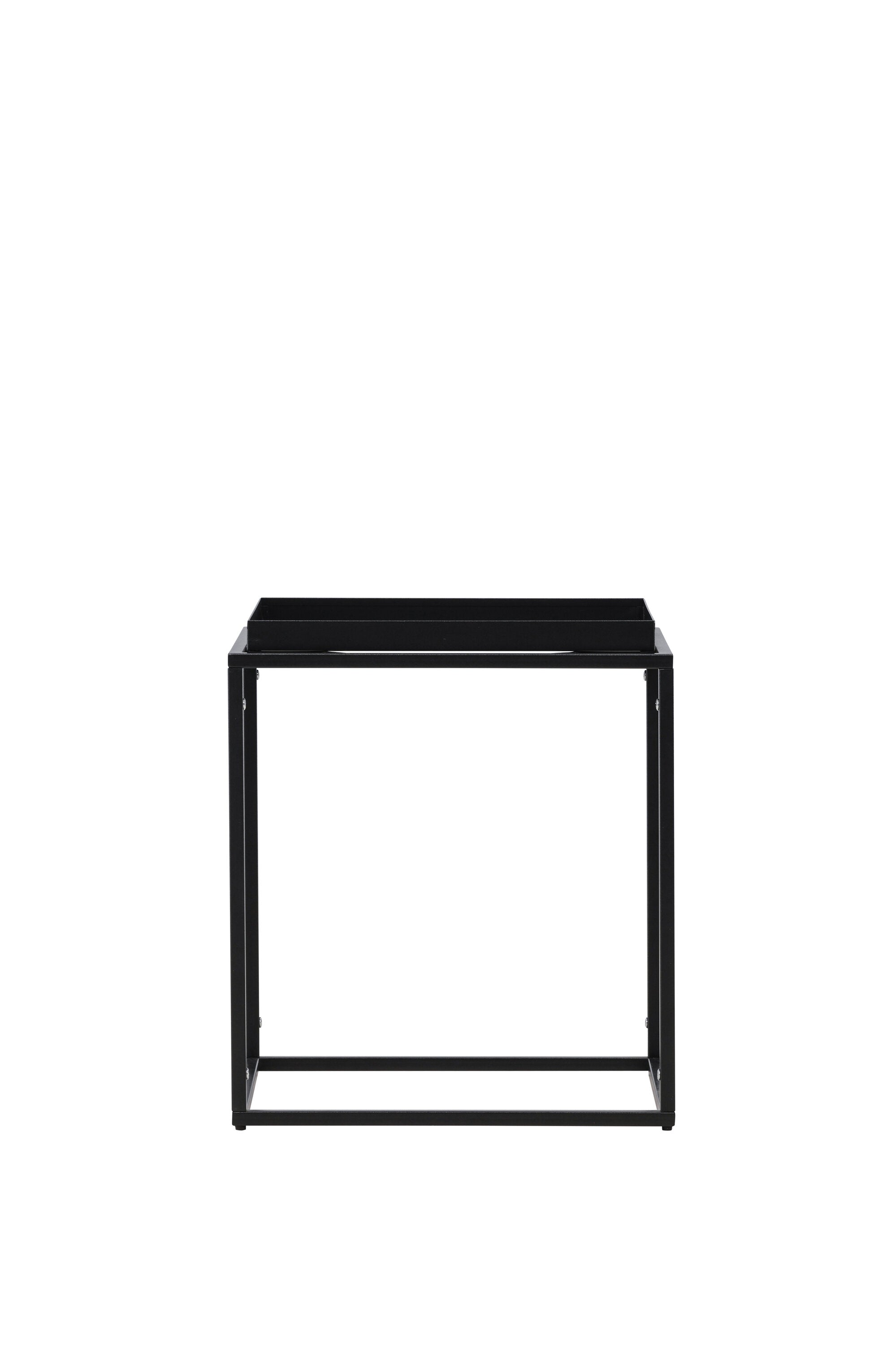 30120-100_10_os Porto Beistelltisch Beistelltisch Schwarz 45 x 45 Stahl