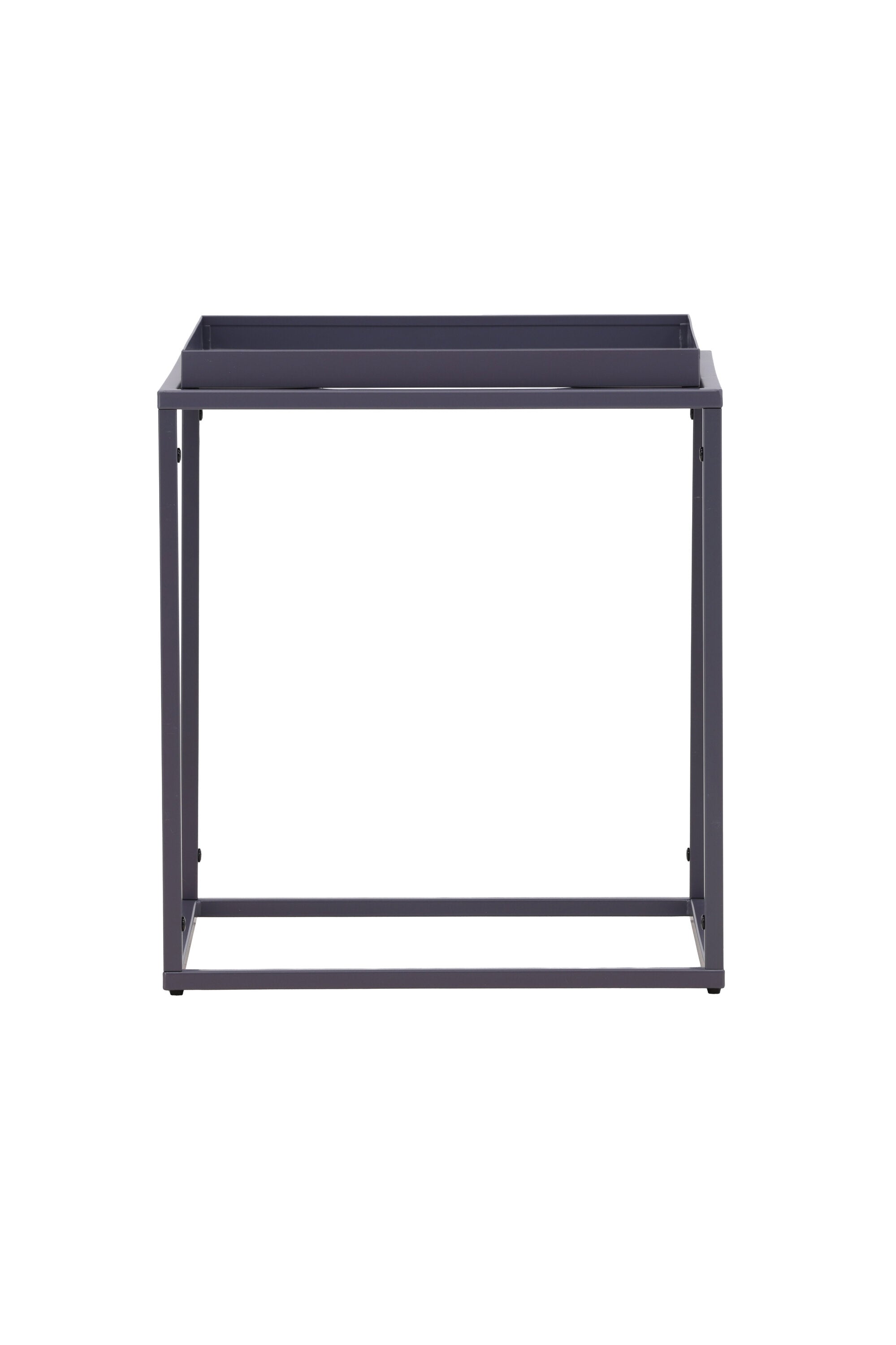 30120-105_10_os Porto Beistelltisch Beistelltisch Dunkelgrau 45 x 45 Stahl