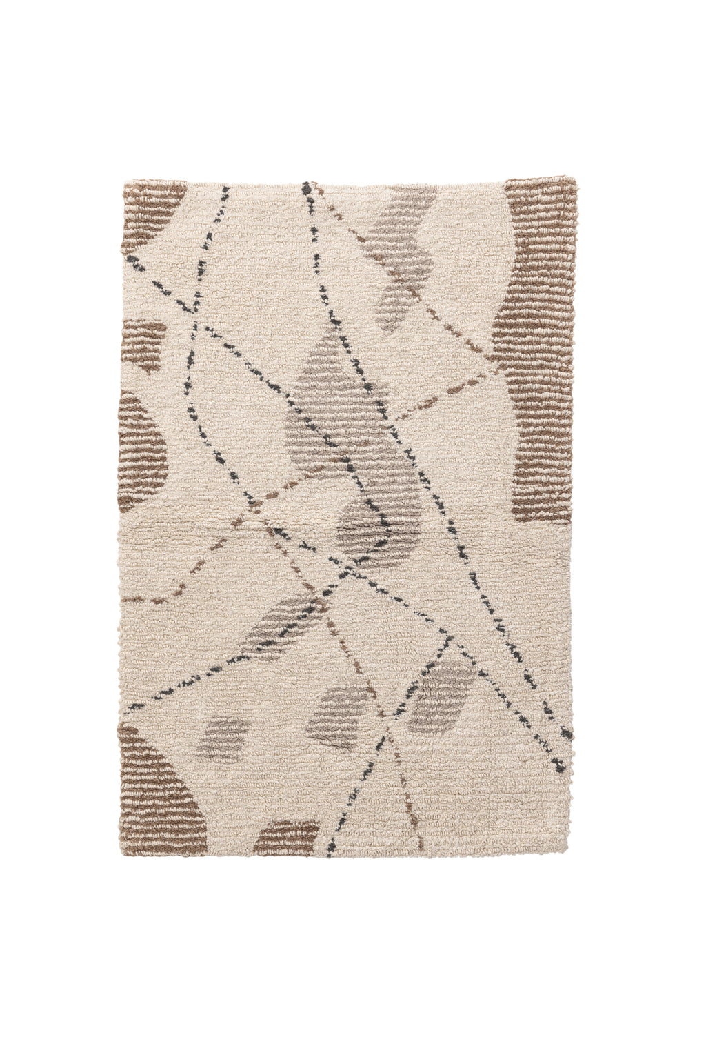 30143-122_1_os Paul Carpet Badematte Grau,Elfenbein,Braun 90 x 60 Baumwolle