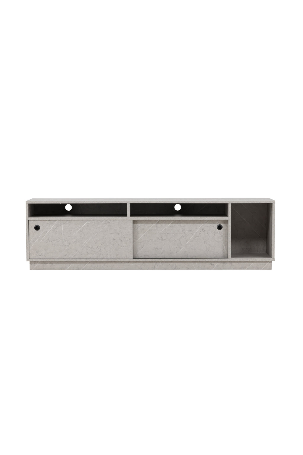 30166-165_1_os Girona Tv Ständer Tv Board Grau 40 x 50 x 180 MDF