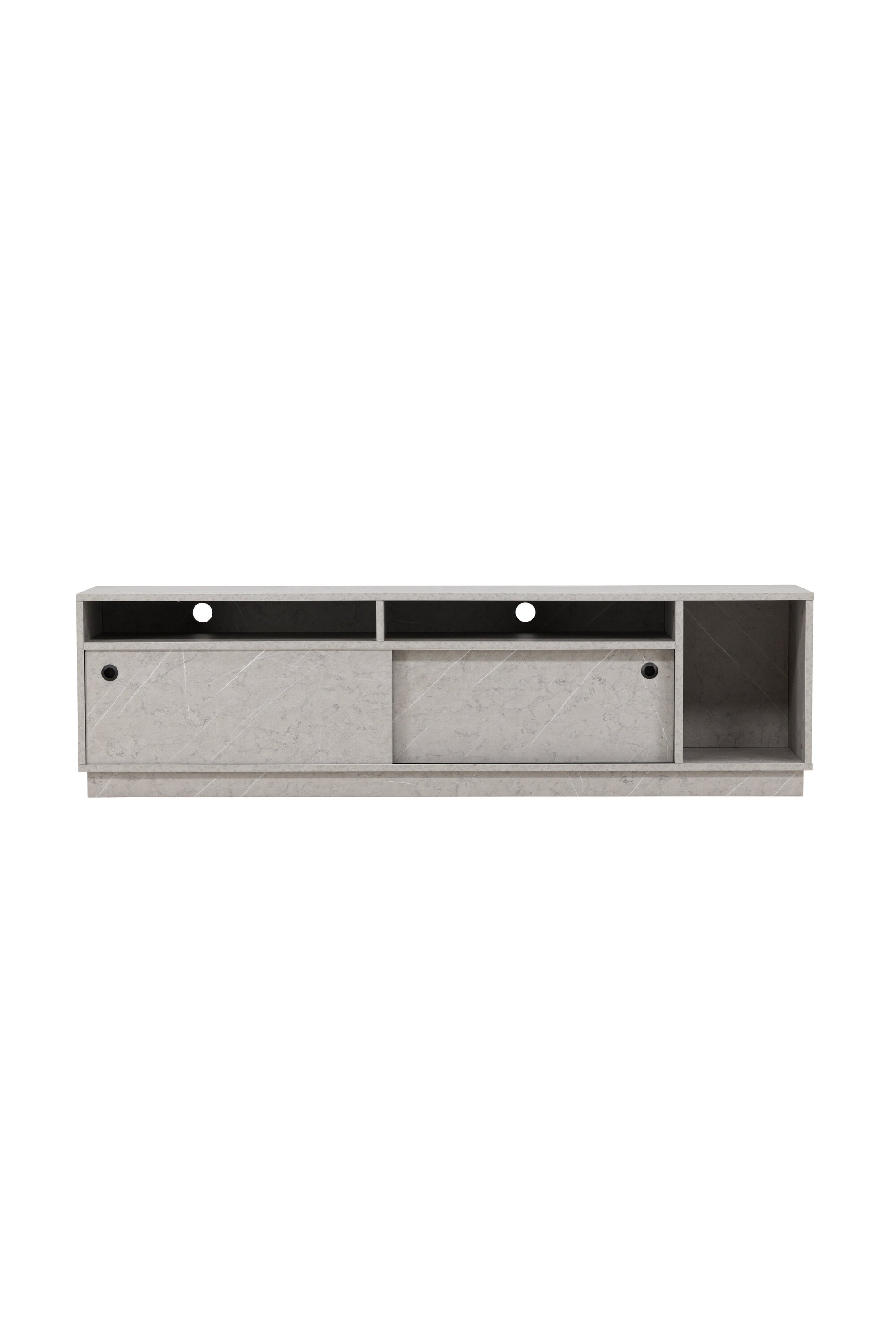 30166-165_1_os Girona Tv Ständer Tv Board Grau 40 x 50 x 180 MDF