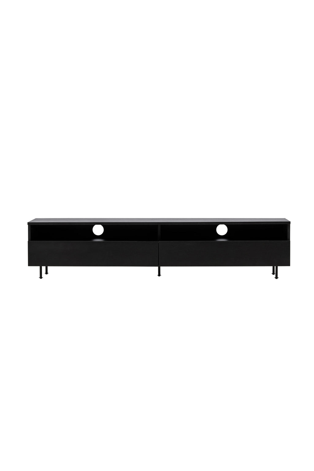 30167-100_1_os Navarra Tv Stand Tv Board Schwarz 40 x 40 x 180 MDF,Metall