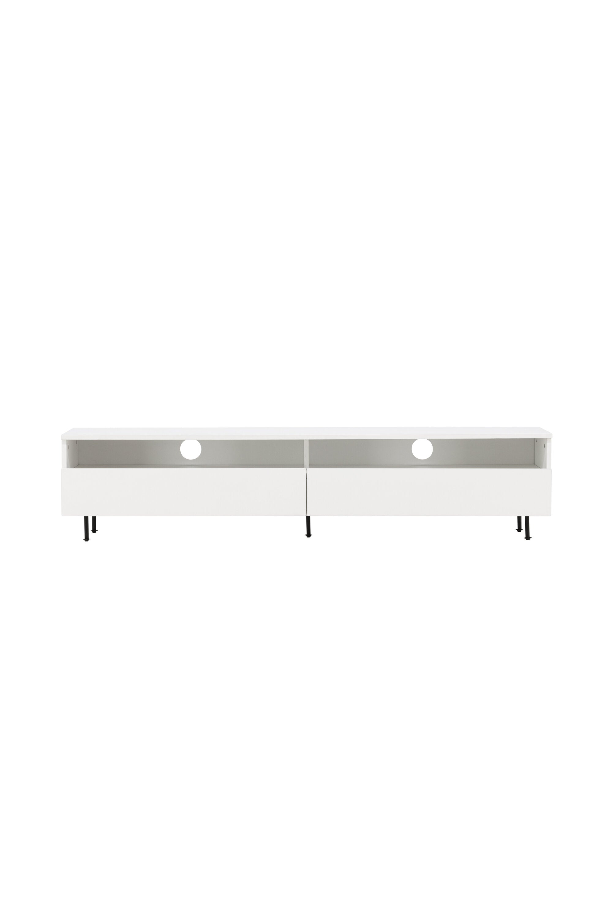 30167-331_1_os Navarra Tv Stand Tv Board Schwarz,Weiß 40 x 40 x 180 MDF,Metall
