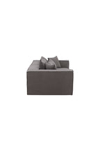 40000-102_10_os Gillholmen 3 Sitzer Sofa 3 Sitzer Sofa Schwarz,Grau 116 x 80 x 232 Baumwolle,Faser,Leinen,Kiefer,Polyester Leinen