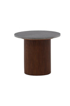 41000-060_10_os Härön Tisch Beistelltisch Grau,Walnuss ⌀52 Esche,MDF