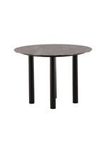 46100-150_10_os Havsten Tisch Runder Esstisch Schwarz,Braun ⌀106 Glas,Metall