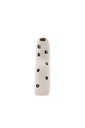58136-110_10_os Aya Vase Wohnaccessoires Schwarz,Weiß 5 x 16 x 10 Steinzeug