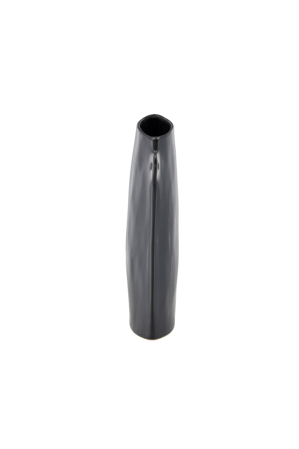 58148-100_10_os Hie Vase Wohnaccessoires Schwarz 21 x 14 x 5 Steingut