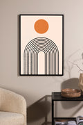 60010-004_ms Tempel Poster Wanddekoration Beige 100 x 70 Papier