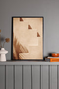 60018-002_ms Stairs Poster Wanddekoration Hellorange 40 x 30 Papier