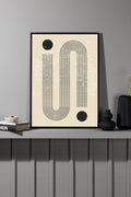 60020-004_ms Pantheon Poster Wanddekoration Beige 100 x 70 Papier