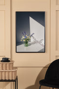 60026-002_ms Blumen Poster Wanddekoration Weiß 40 x 30 Papier