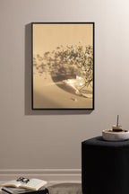 Weiße Blumen Poster