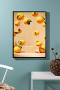 60036-001_ms Zitronen Poster Wanddekoration Beige 30 x 21 Papier
