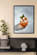 60042-004_ms Drink Poster Wanddekoration Grau 100 x 70 Papier