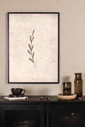 60051-002_ms Herbstblatt Poster Wanddekoration Beige 40 x 30 Papier