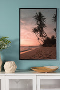 60056-001_ms Sommer Poster Wanddekoration Rosa 30 x 21 Papier