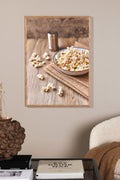 60064-004_ms Popcorn Poster Wanddekoration Beige 100 x 70 Papier