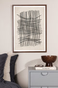 60073-001_ms Linework Poster Wanddekoration Beige,Schwarz 30 x 21 Papier