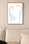 60075-002_ms Frauen Poster Wanddekoration Schwarz,Weiß 40 x 30 Papier