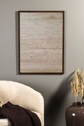 60080-004_ms Steinwand Poster Wanddekoration Beige 100 x 70 Papier