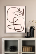 60089-003_ms Line Art Poster Wanddekoration Schwarz,Weiß 70 x 50 Papier