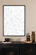 60100-004_ms Dots Poster Wanddekoration Schwarz,Weiß 100 x 70 Papier