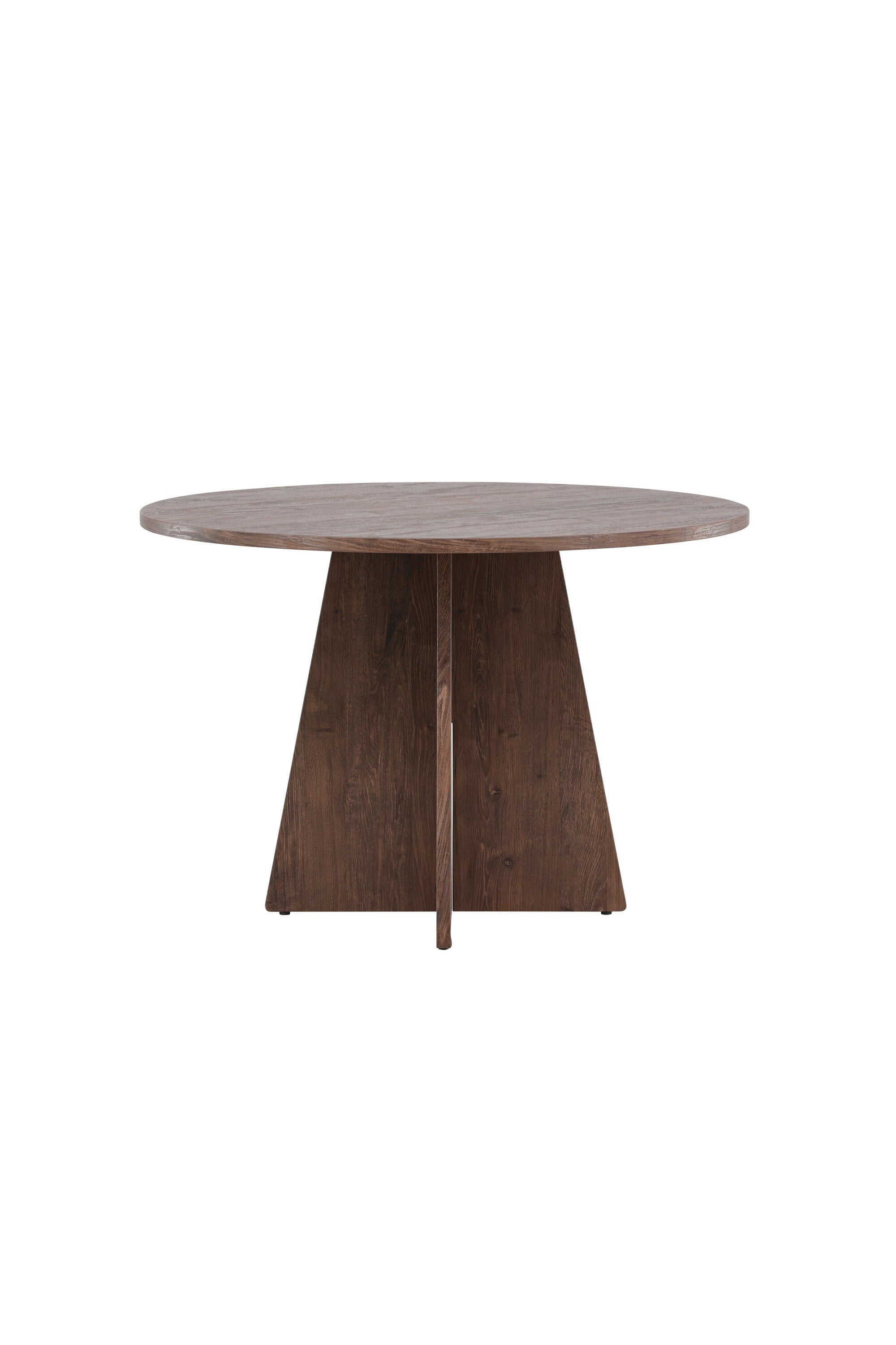 61132-125_10_os Bootcut Round Dining Table Runder Esstisch Mocca ⌀110 MDF