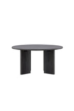 61143-100_10_os Askerön Sofatisch Couchtisch Schwarz ⌀80 MDF