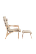 61201-103_10_os Fårö Lounge Chair Loungesessel Beige,Braun 89 x 107 x 60 Foam,Sperrholz,Polyester